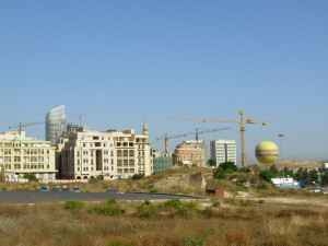 Beirut, Dettaglio della Piazza dei Martiri.